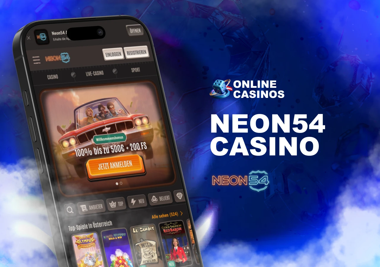 Analyse von Neon54 Casino mit Fokus auf Themenwelt, benutzerfreundlicher Oberfläche und vielseitigen Spielangeboten